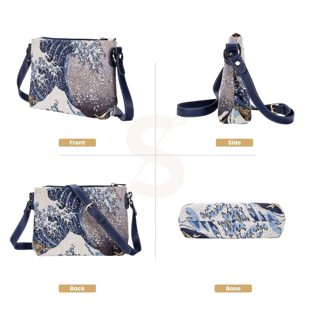Hokusai Great Wave Off Kanagawa Crossbody Bag
