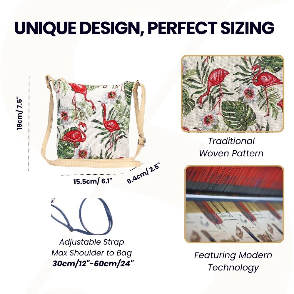 Flamingo Animal Design Sling Bag
