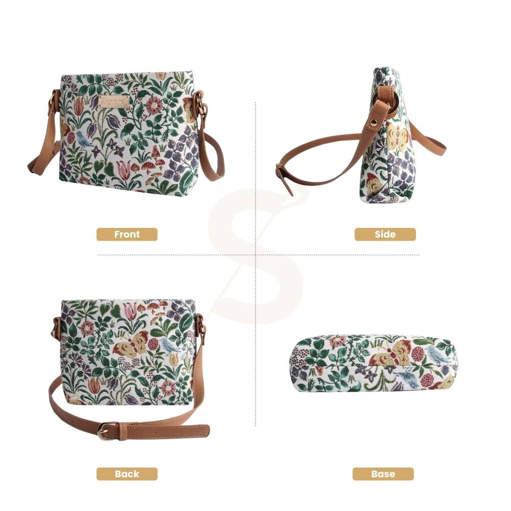 Charles Voysey Spring Flower Crossbody Bag