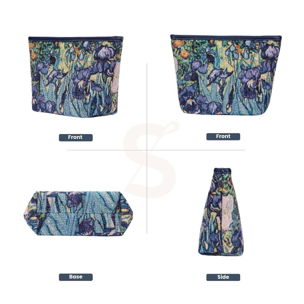 Van Gogh Iris Art Makeup Bag/ Makeup Pouch