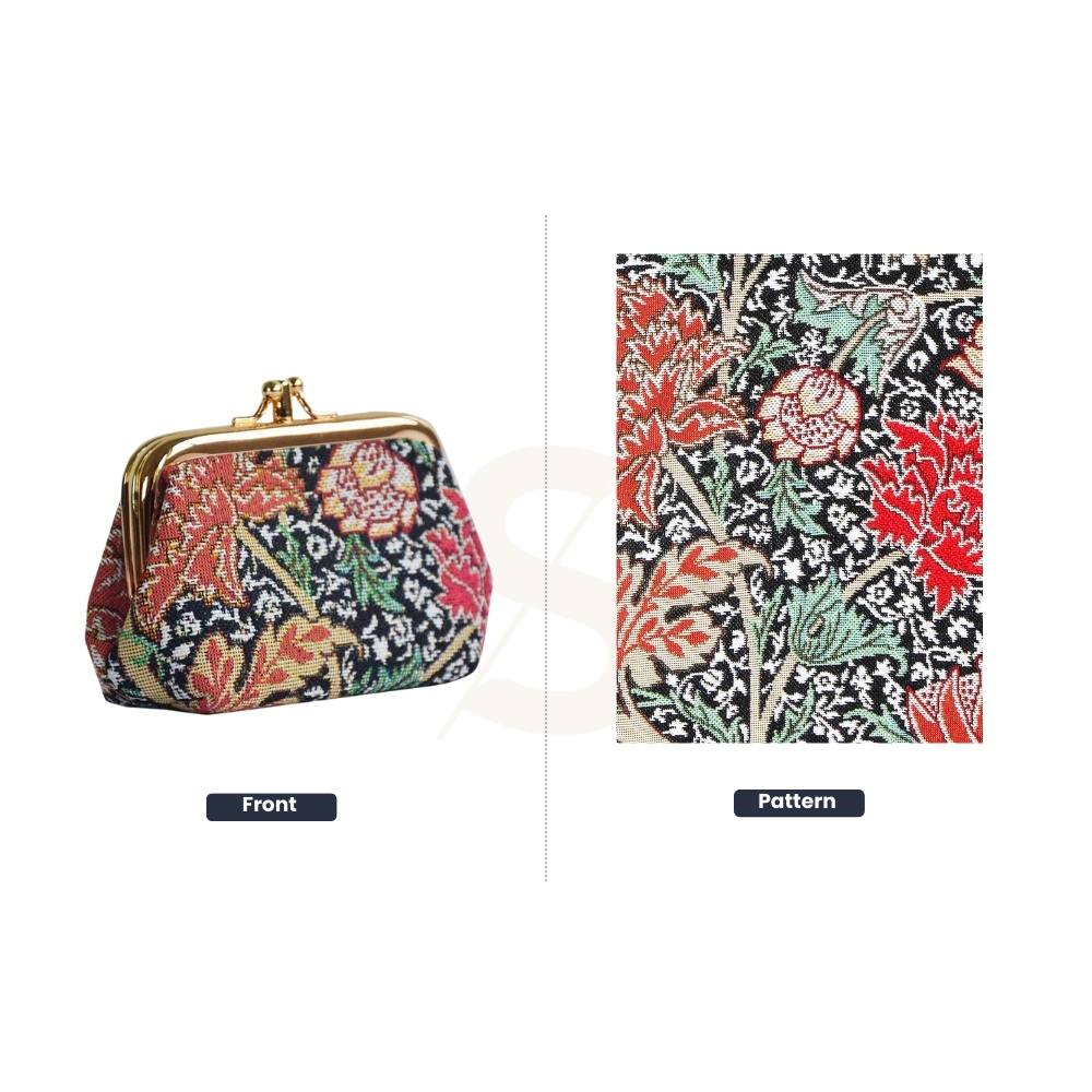 William Morris The Cray Coin Clasp Frame Purse Wallet
