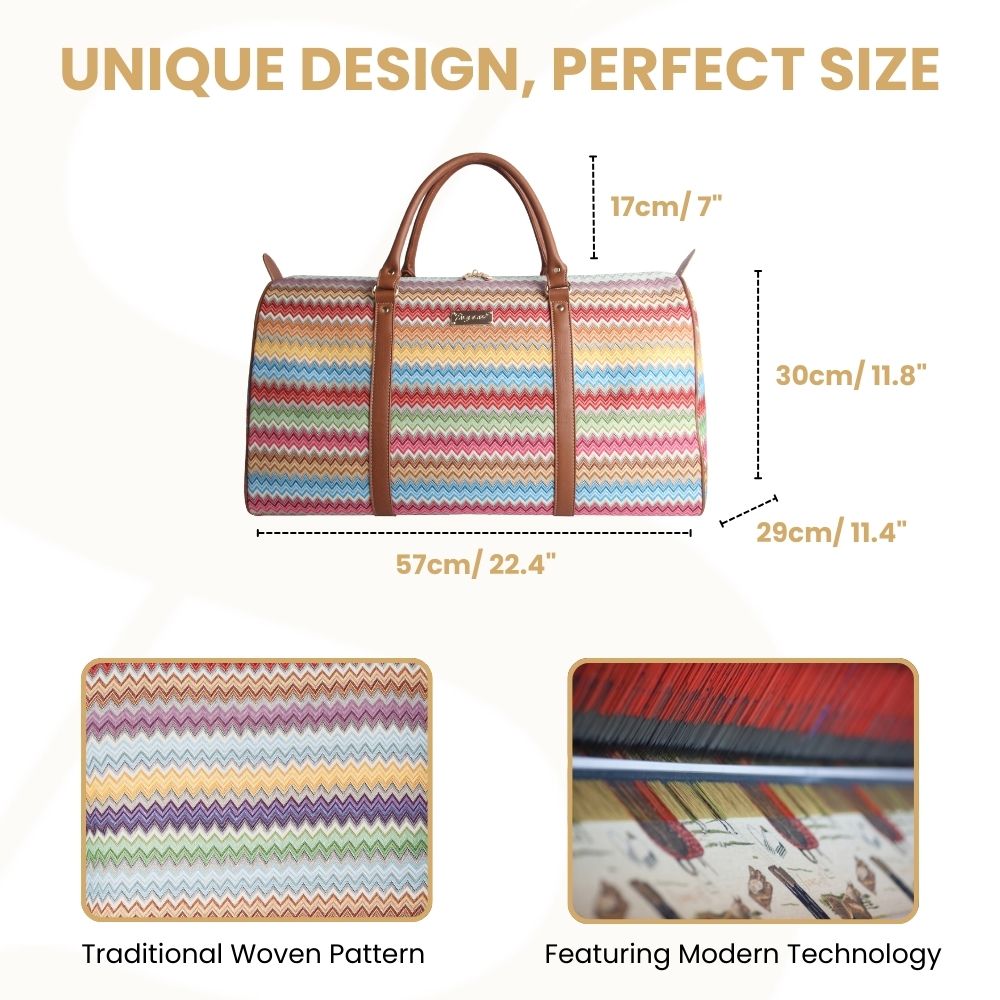 Aztec Zigzag Big Holdall/Duffel Bag