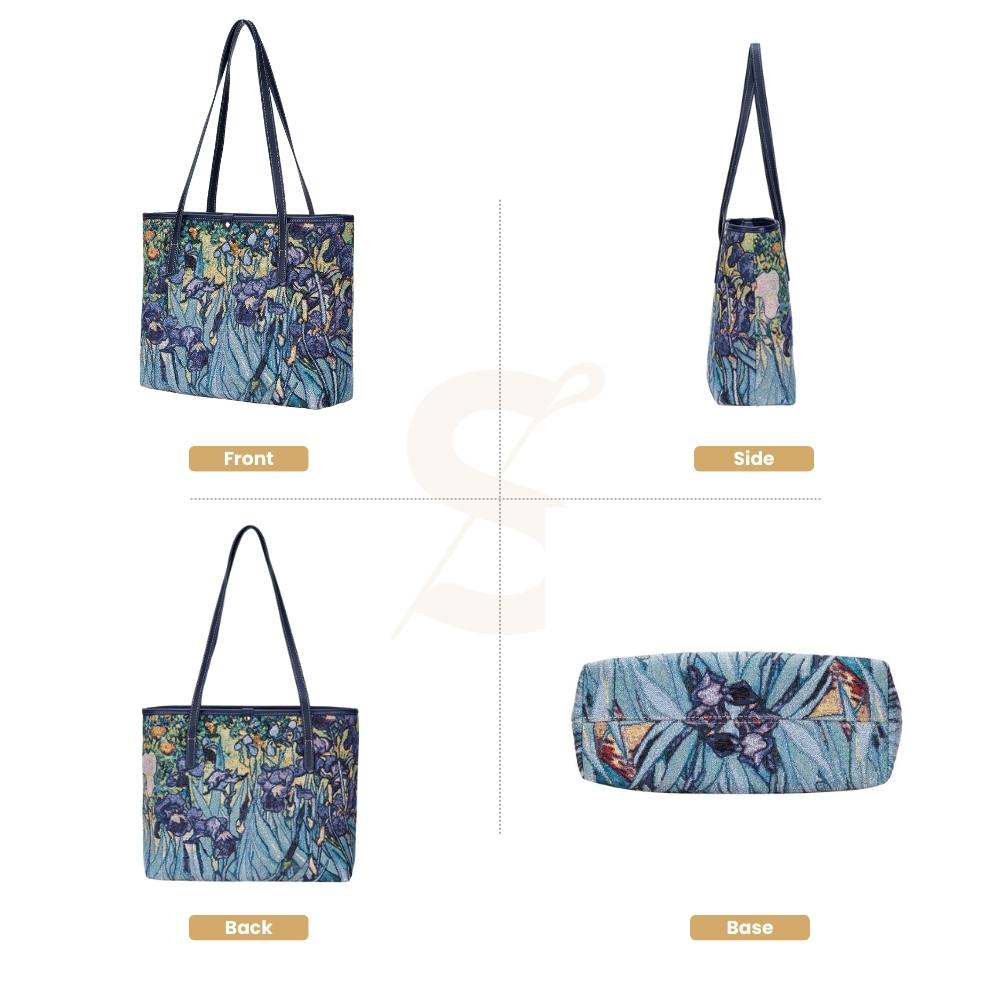 Van Gogh Iris Shoulder Tote Bag