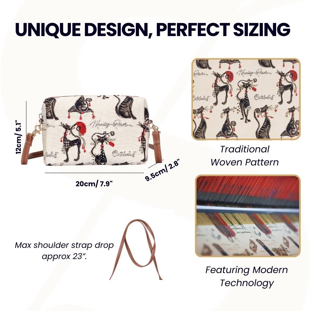 Catitude Cat Hip Length Shoulder Bag