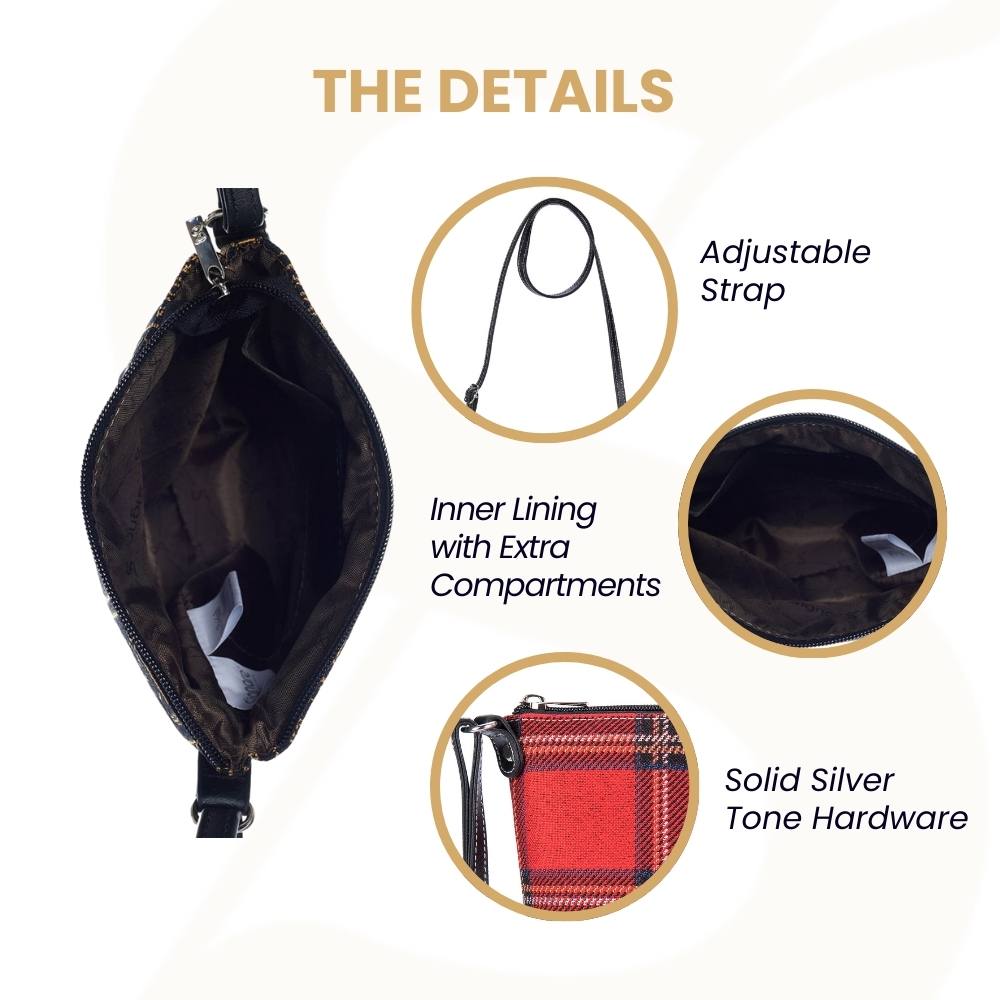 Royal Stewart Tartan Red Sling Bag