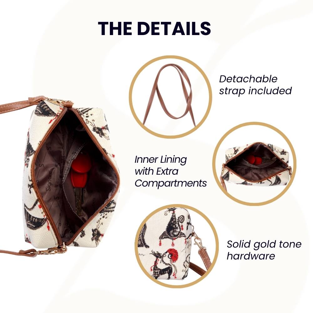 Catitude Cat Hip Length Shoulder Bag