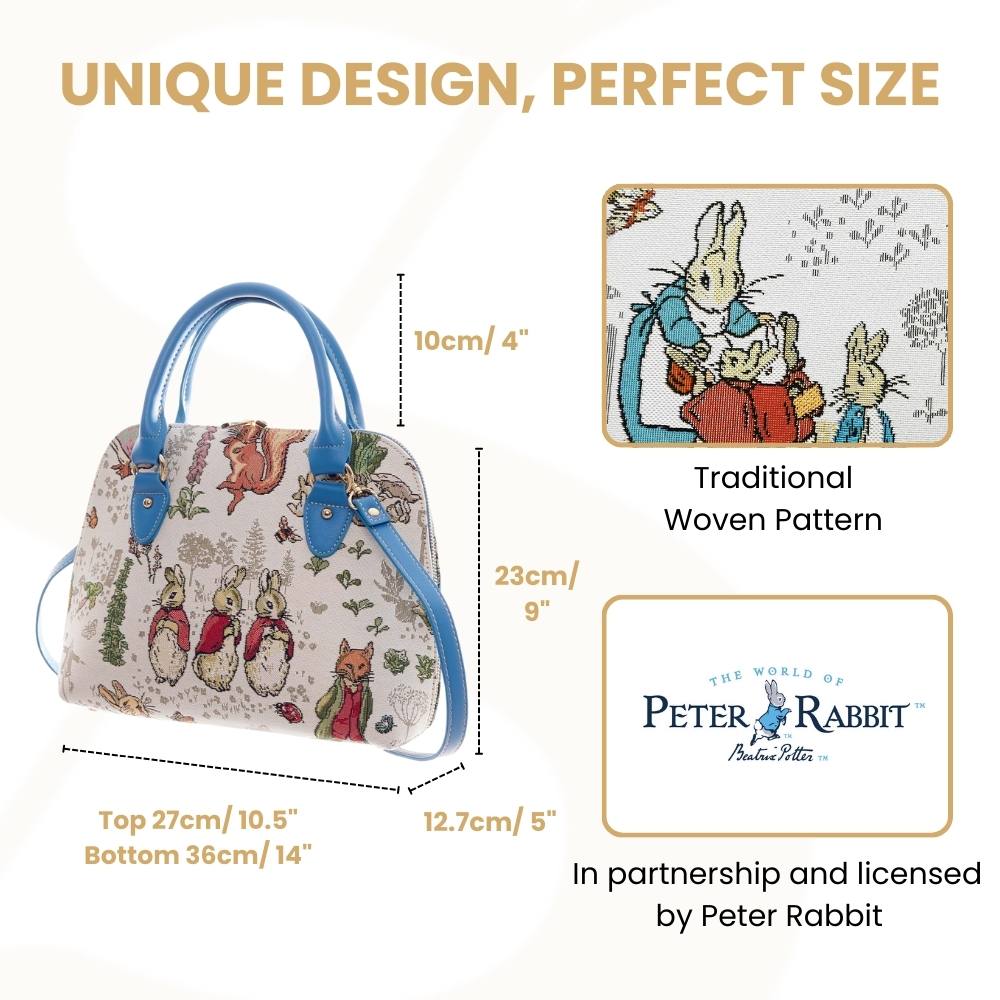 Peter Rabbit Convertible Top Handle Purse Handbag