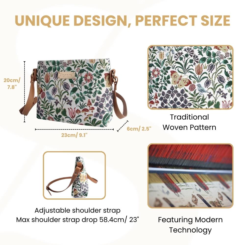 Charles Voysey Spring Flower Crossbody Bag