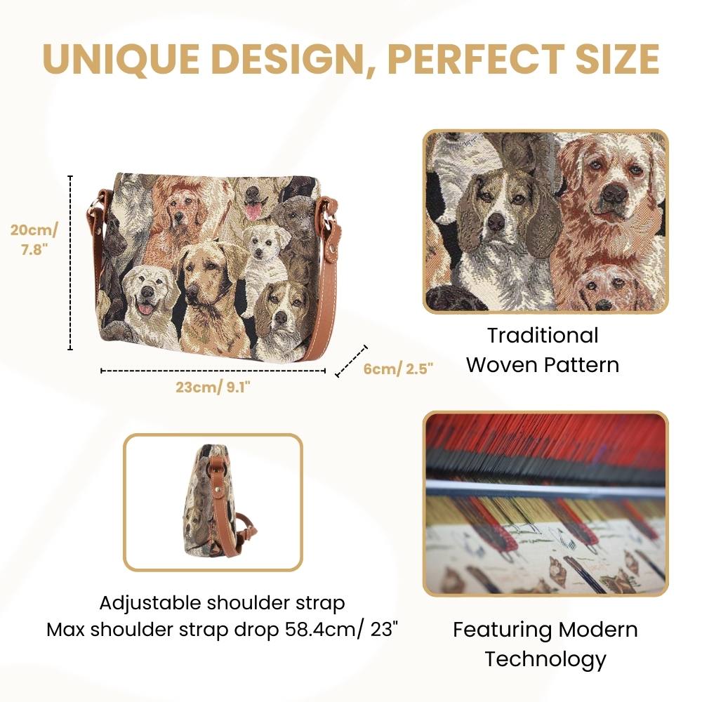 Labrador Dog Crossbody Bag