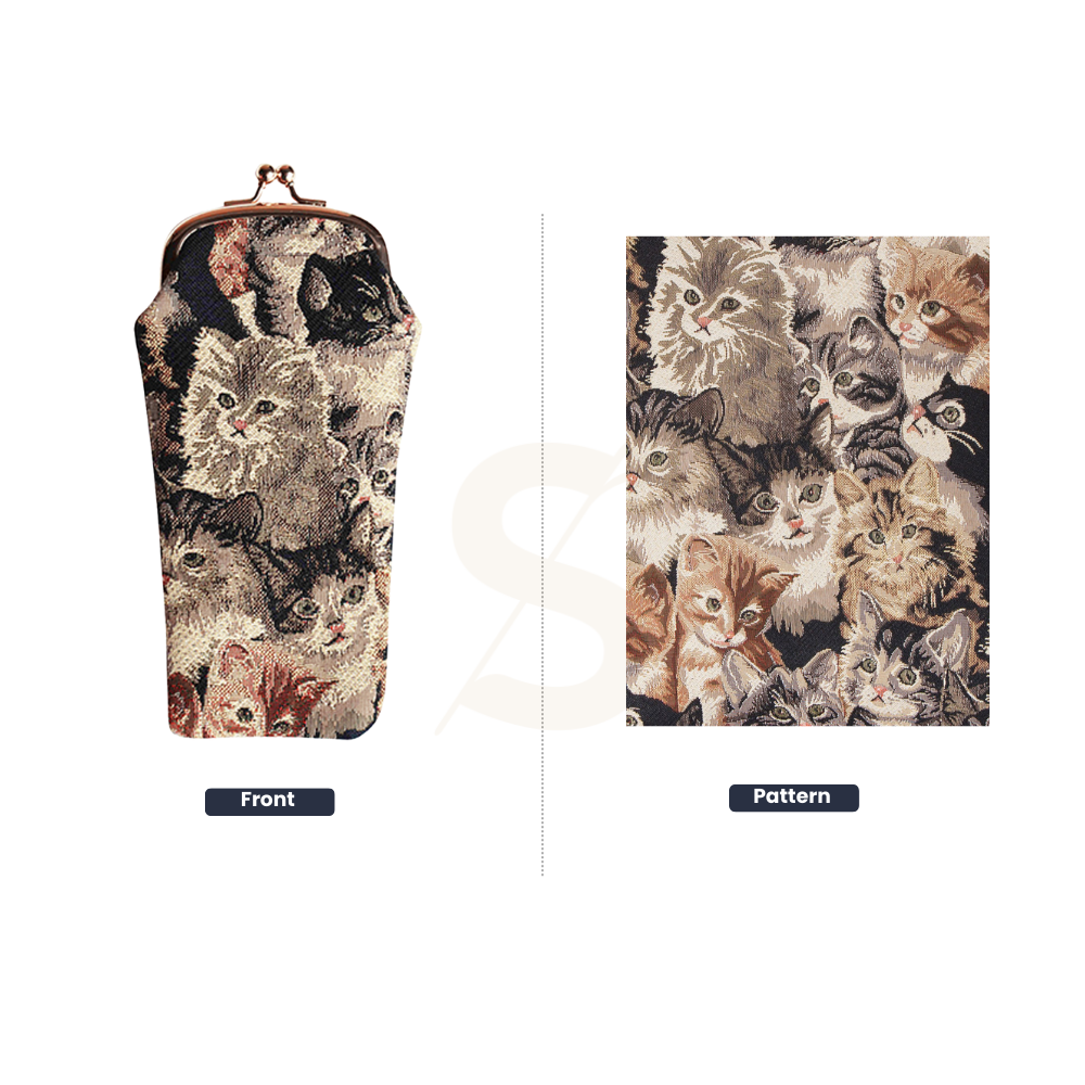 Cat Glasses Pouch/ Case