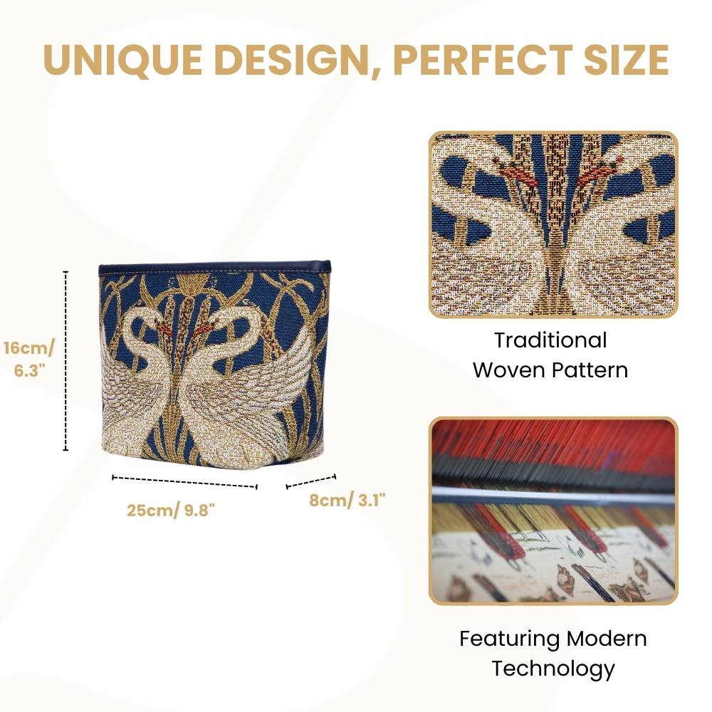 Walter Crane Swan Art Makeup Bag/ Makeup Pouch