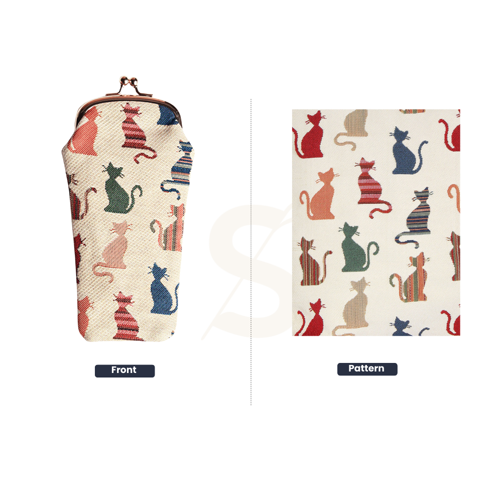 Cheeky Cat Glasses Pouch/ Case