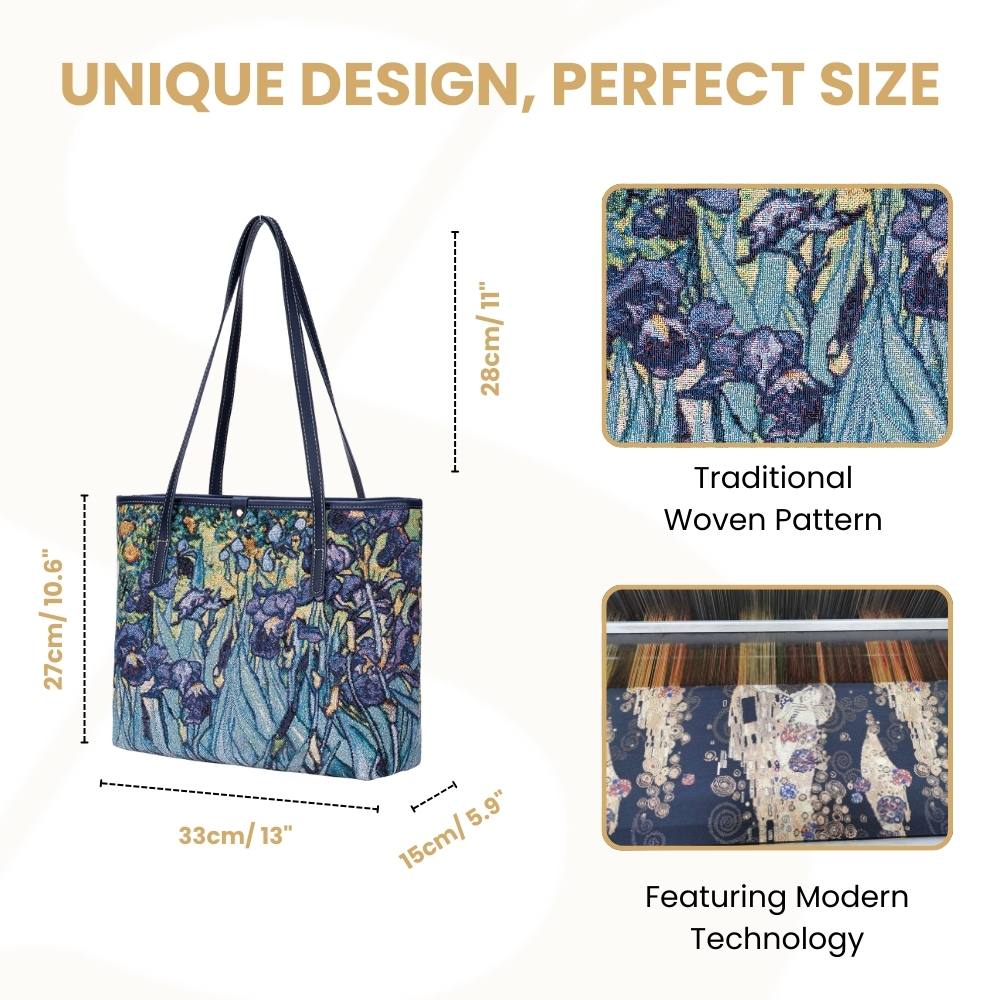 Van Gogh Iris Shoulder Tote Bag