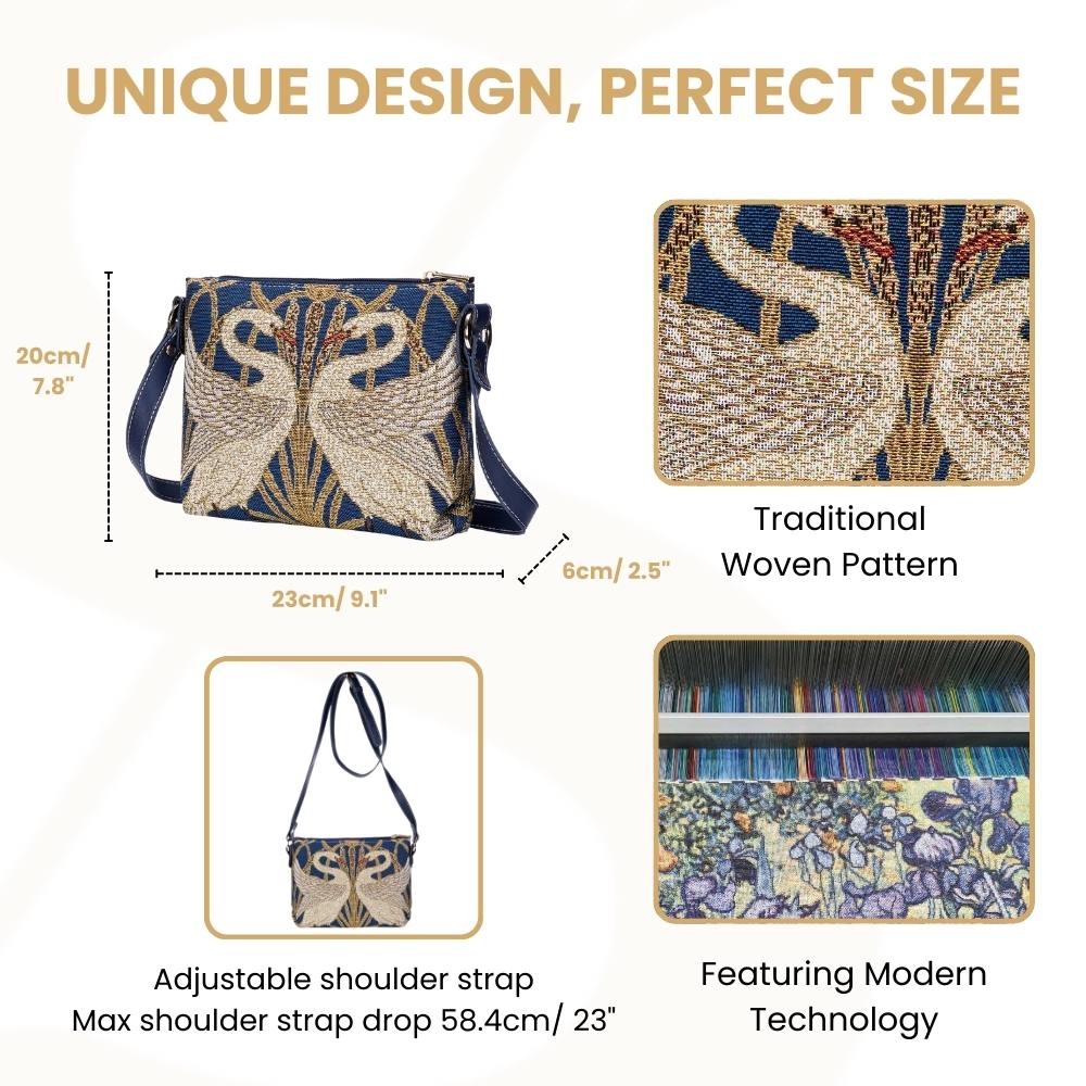 Walter Crane Swan Crossbody Bag