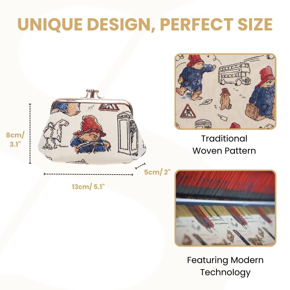 Paddington Bear Frame Purse for Coins