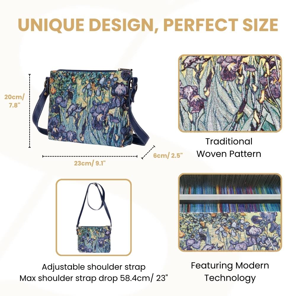 Van Gogh Iris Crossbody Bag
