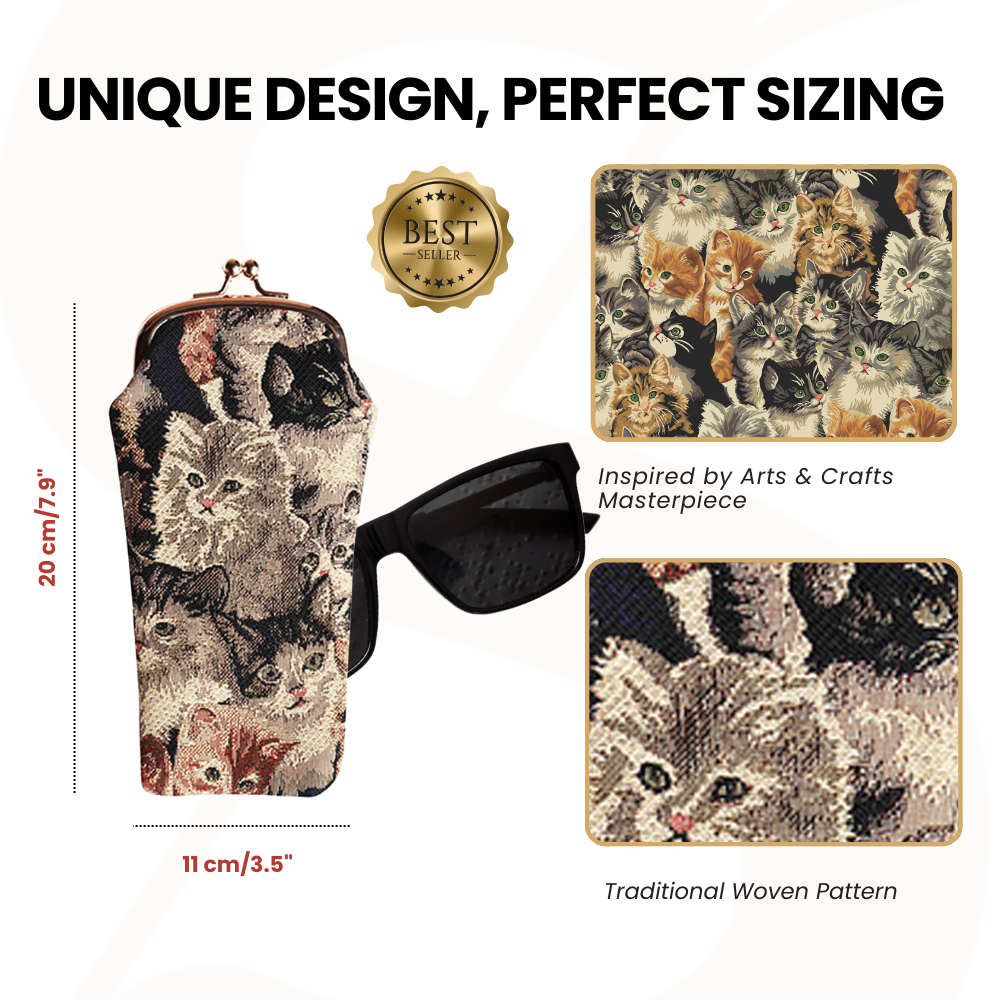 Cat Glasses Pouch/ Case
