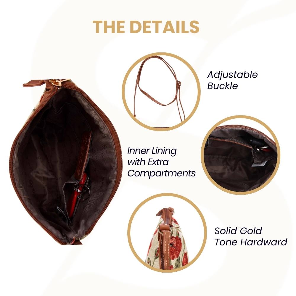Poppy Red Sling Bag