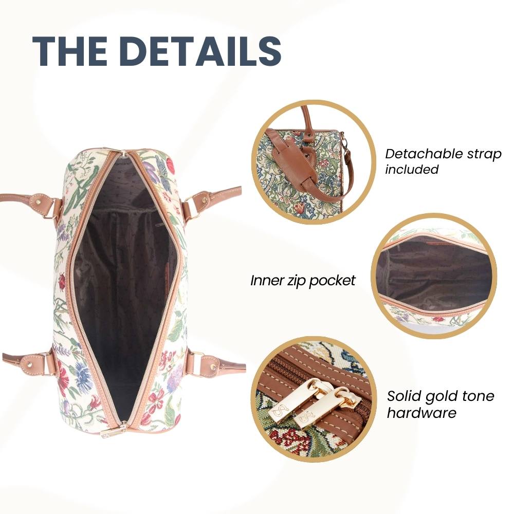 William Morris Golden Lily Travel Bag