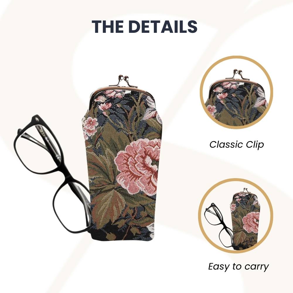 Peony Glasses Pouch/ Case