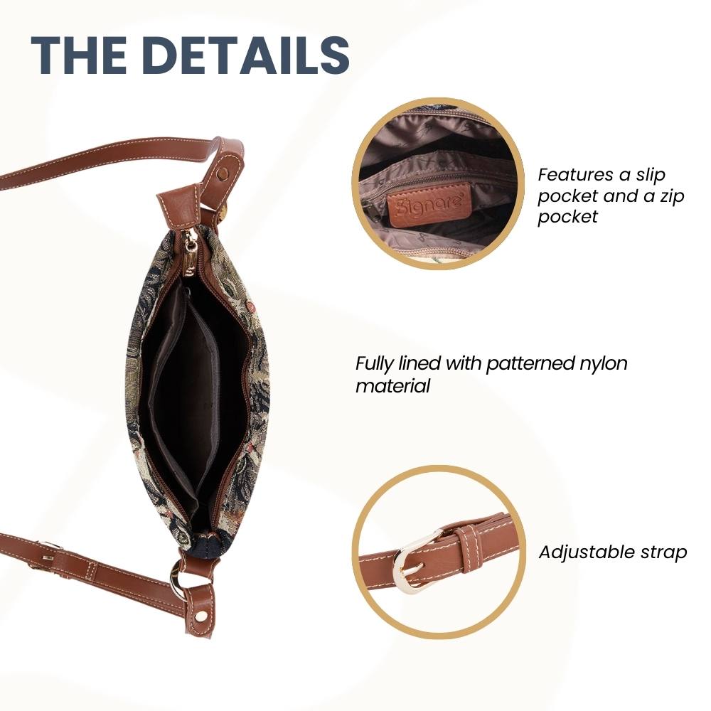 Cat Brown Crossbody Bag