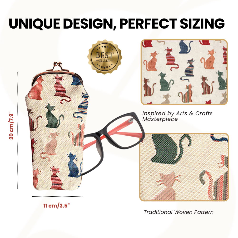 Cheeky Cat Glasses Pouch/ Case