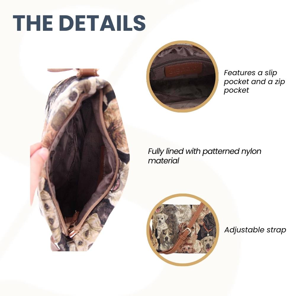 Labrador Dog Crossbody Bag
