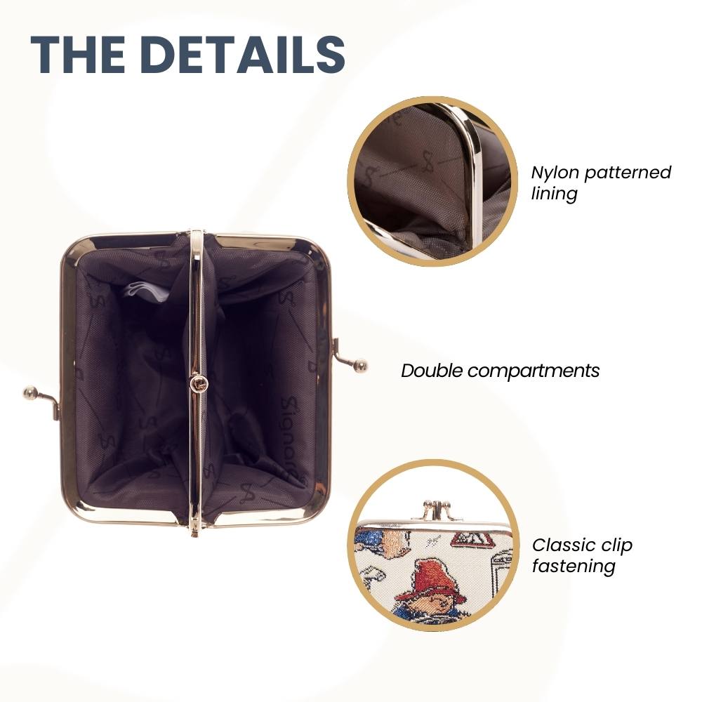 Paddington Bear Frame Purse for Coins