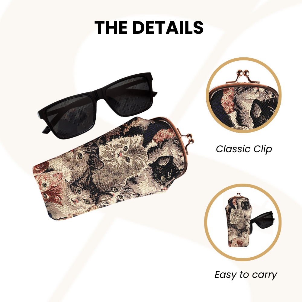 Cat Glasses Pouch/ Case