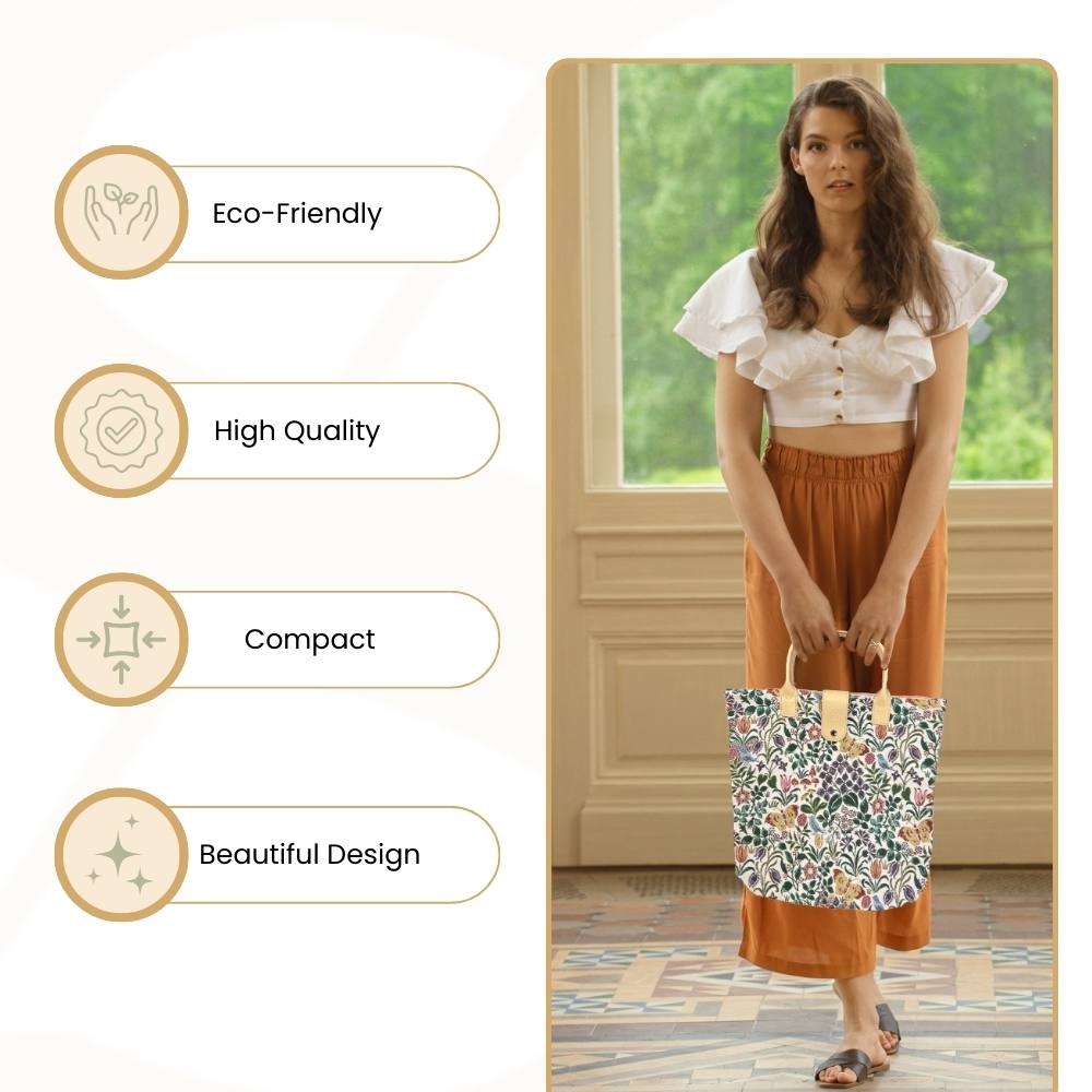 Spring Flower Folding Bag