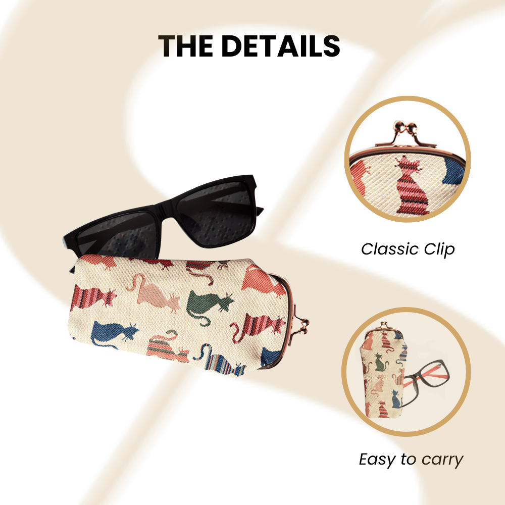 Cheeky Cat Glasses Pouch/ Case