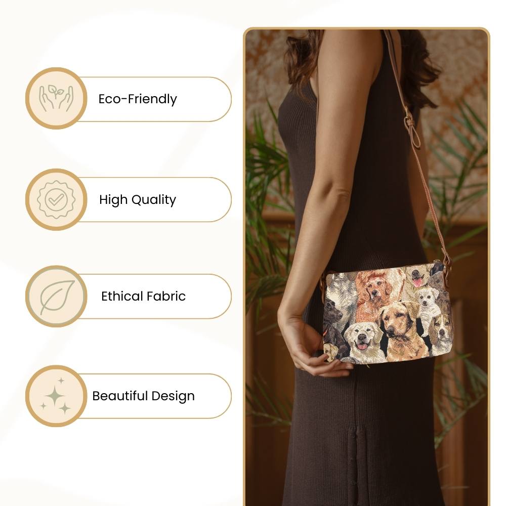 Labrador Dog Crossbody Bag