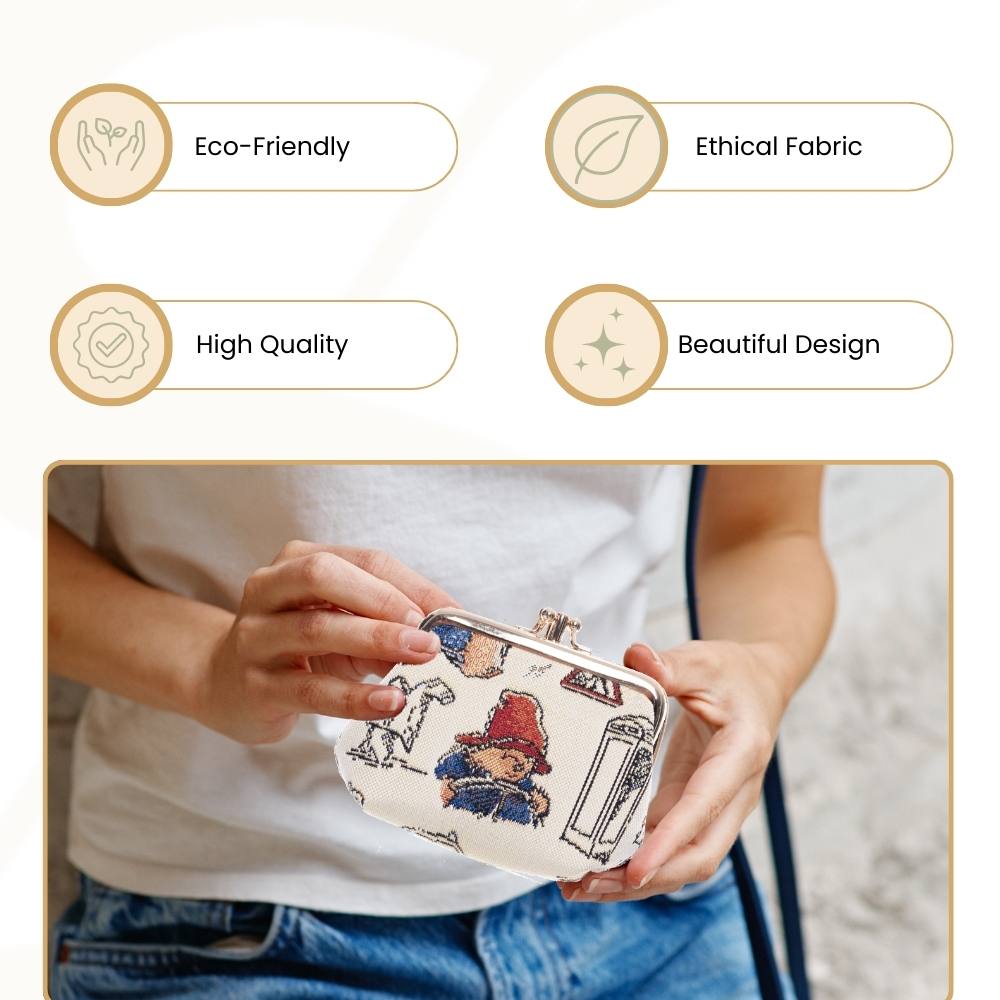 Paddington Bear Frame Purse for Coins