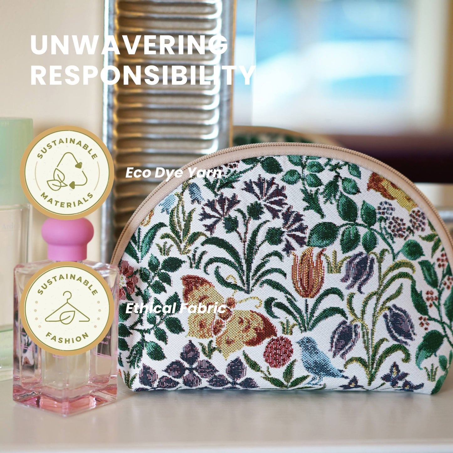 Charles Voysey Spring Flower Cosmetic Make Up Bag