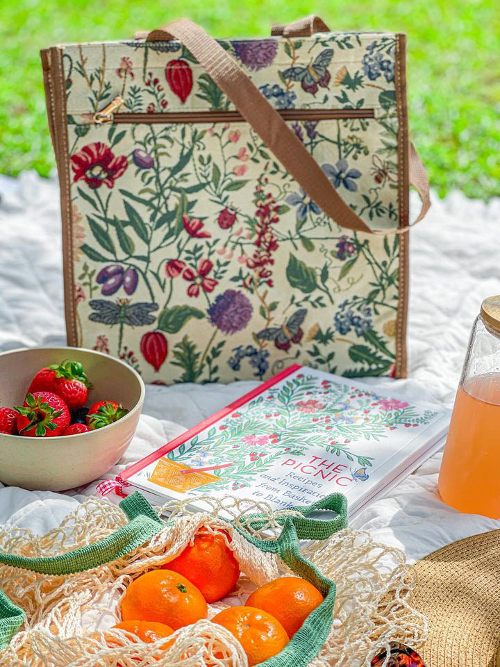 Morning Garden Floral Shopper Bag