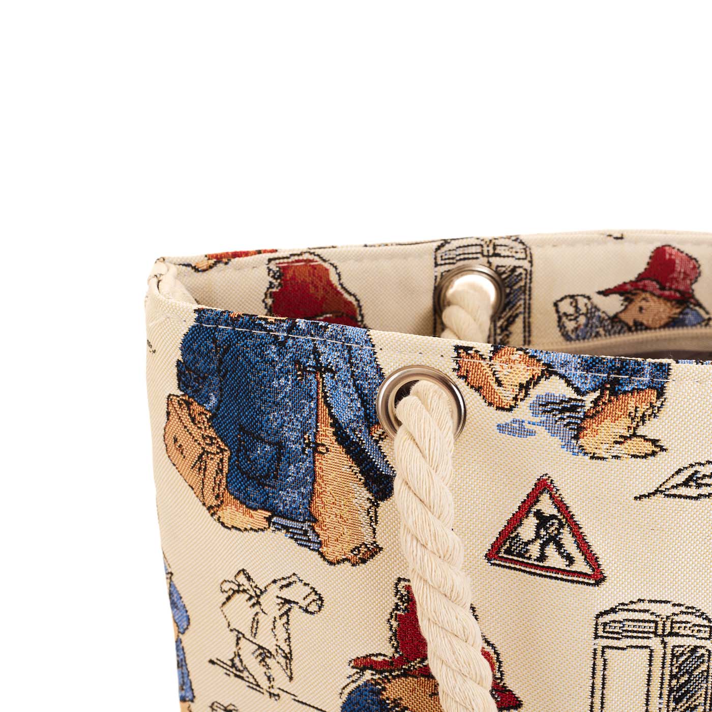 Paddington Bear Rope Tote Beach Bag