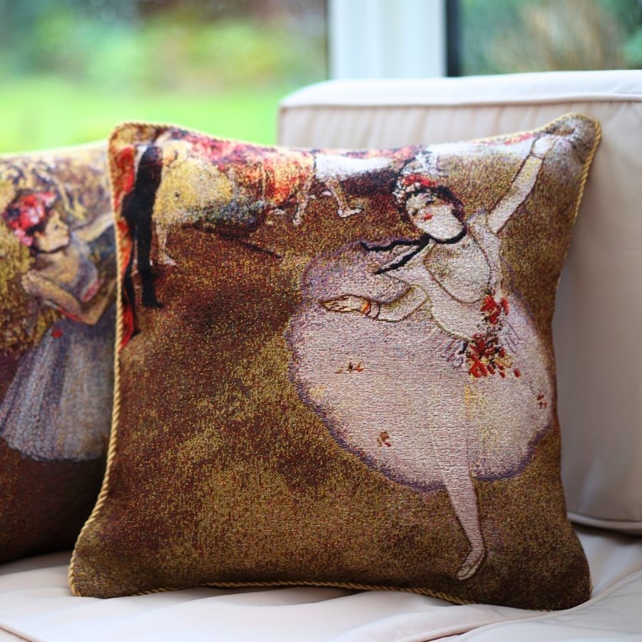 Edgar Degas Ballerina Pillowcase/ Cushion Cover 18x18 Inch