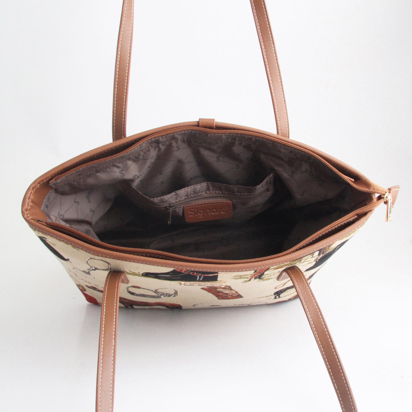 Horse Brown Shoulder Tote Bag