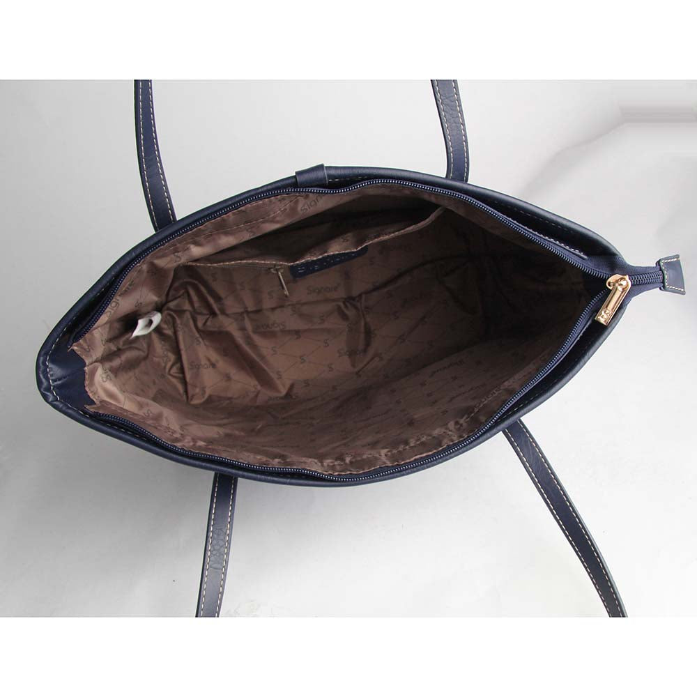 Multicolor Triangle Shoulder Tote Bag