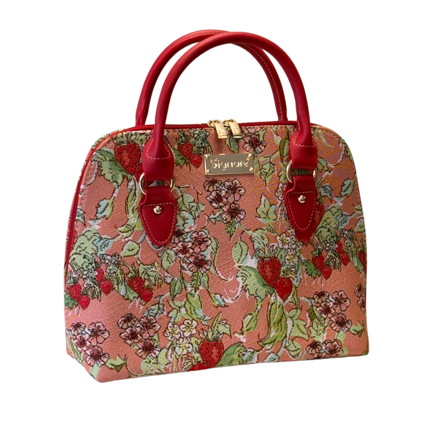 Wild Strawberry Convertible Top Handle Purse Handbag