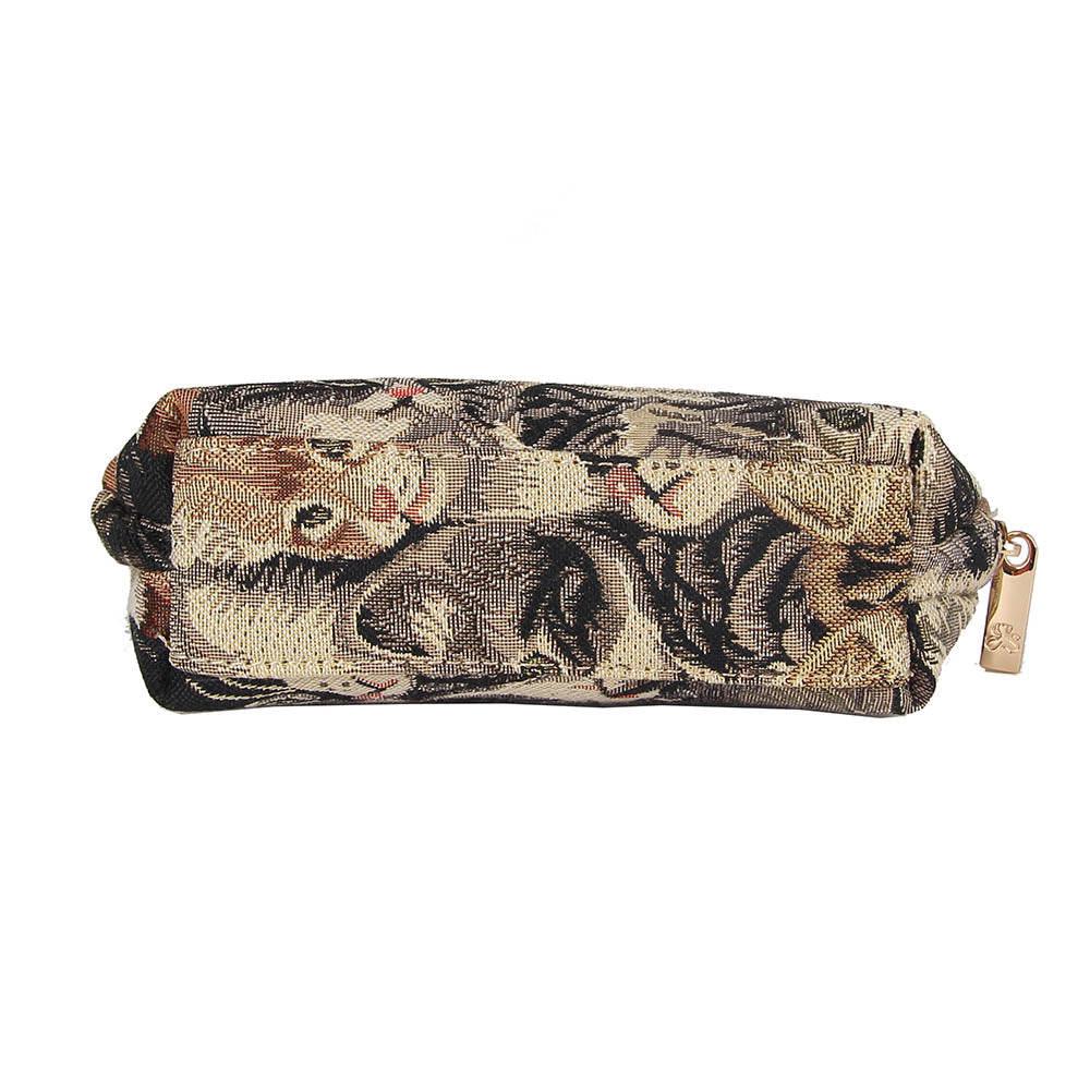 Cat Animal Design Brown Cosmetic Make Up Bag