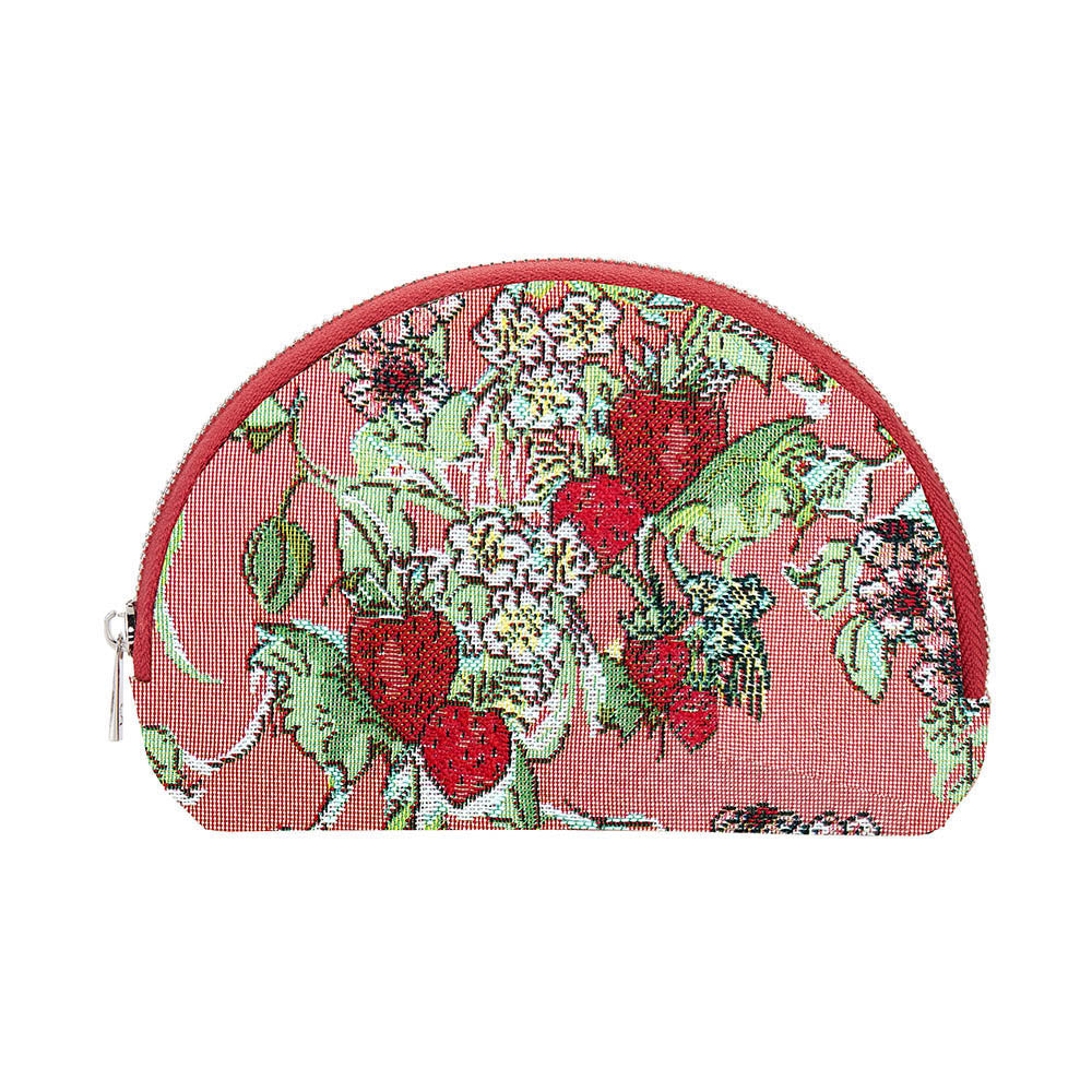 Wild Strawberry Cosmetic Make Up Bag