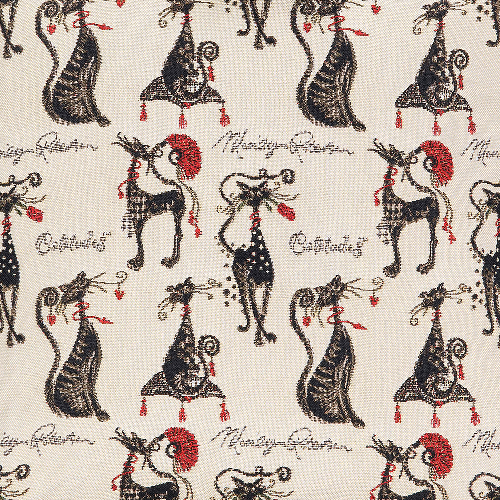 Marilyn Robertson Catitudes Pillowcase/Cushion Cover 18 x 18 inch