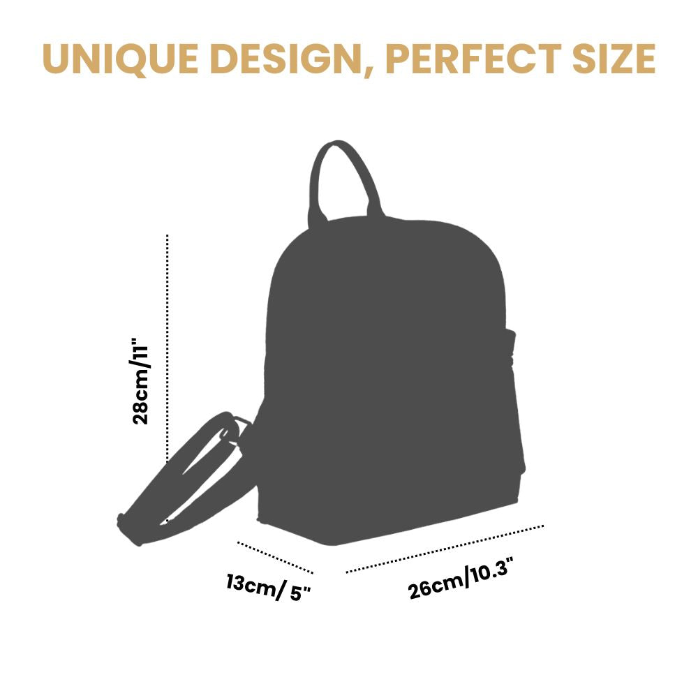 Luxor Art Deco Black and Gold Daypack