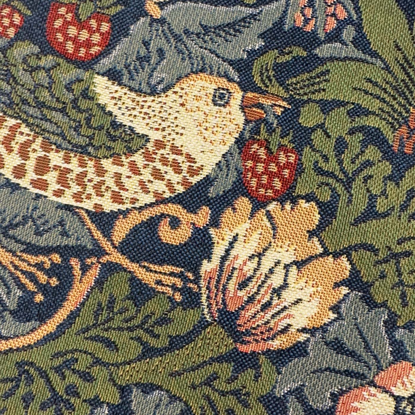 William Morris Strawberry Thief Blue Flat Bag