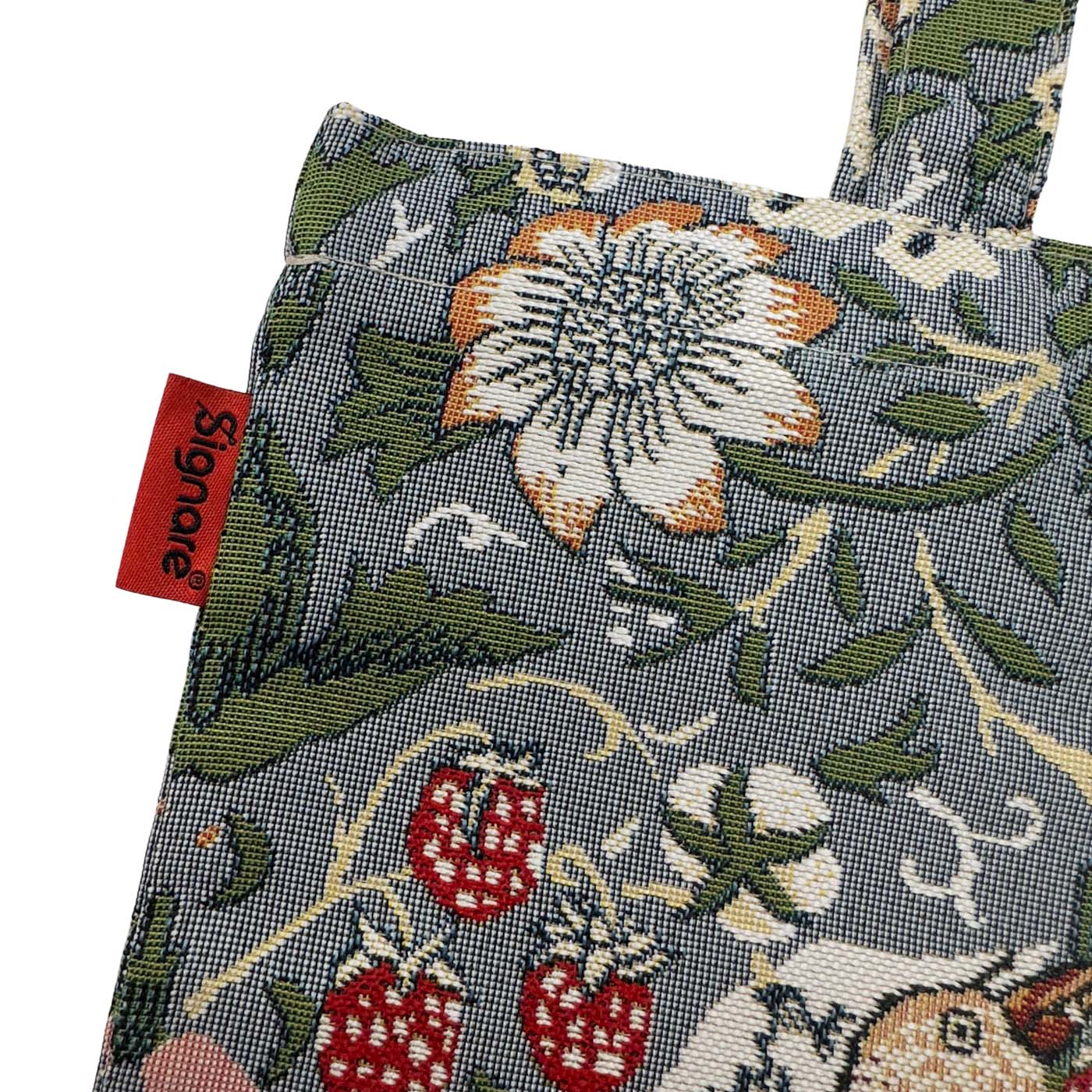 William Morris Strawberry Thief Grey Flat Bag