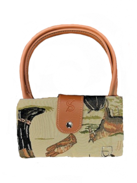 Horse Brown Folding Bag