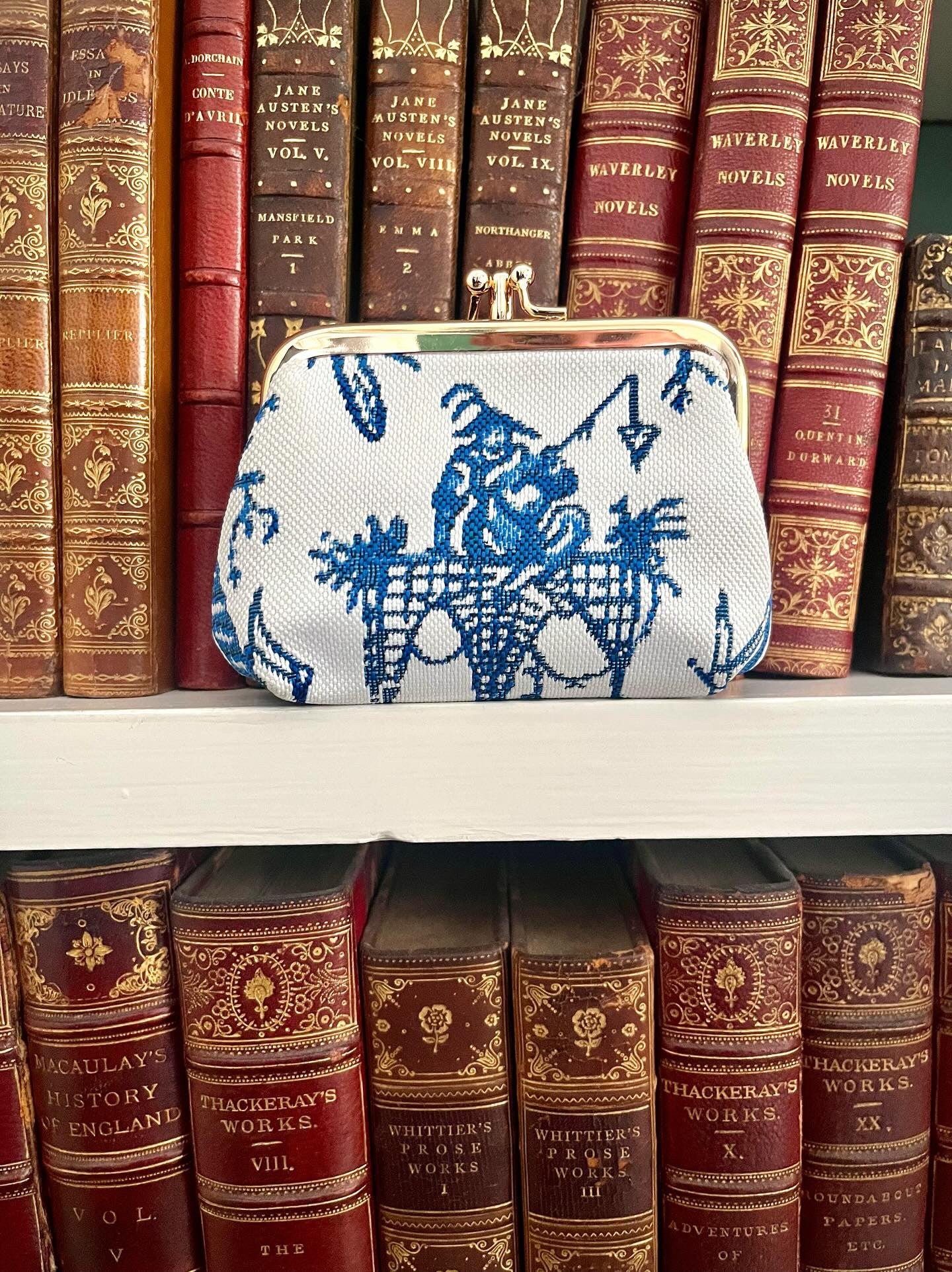 British Museum Chinoiserie Coin Clasp Frame Purse