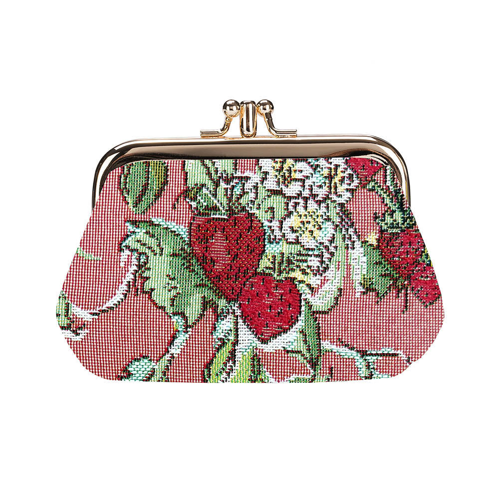 Wild Strawberry Coin Clasp Frame Purse