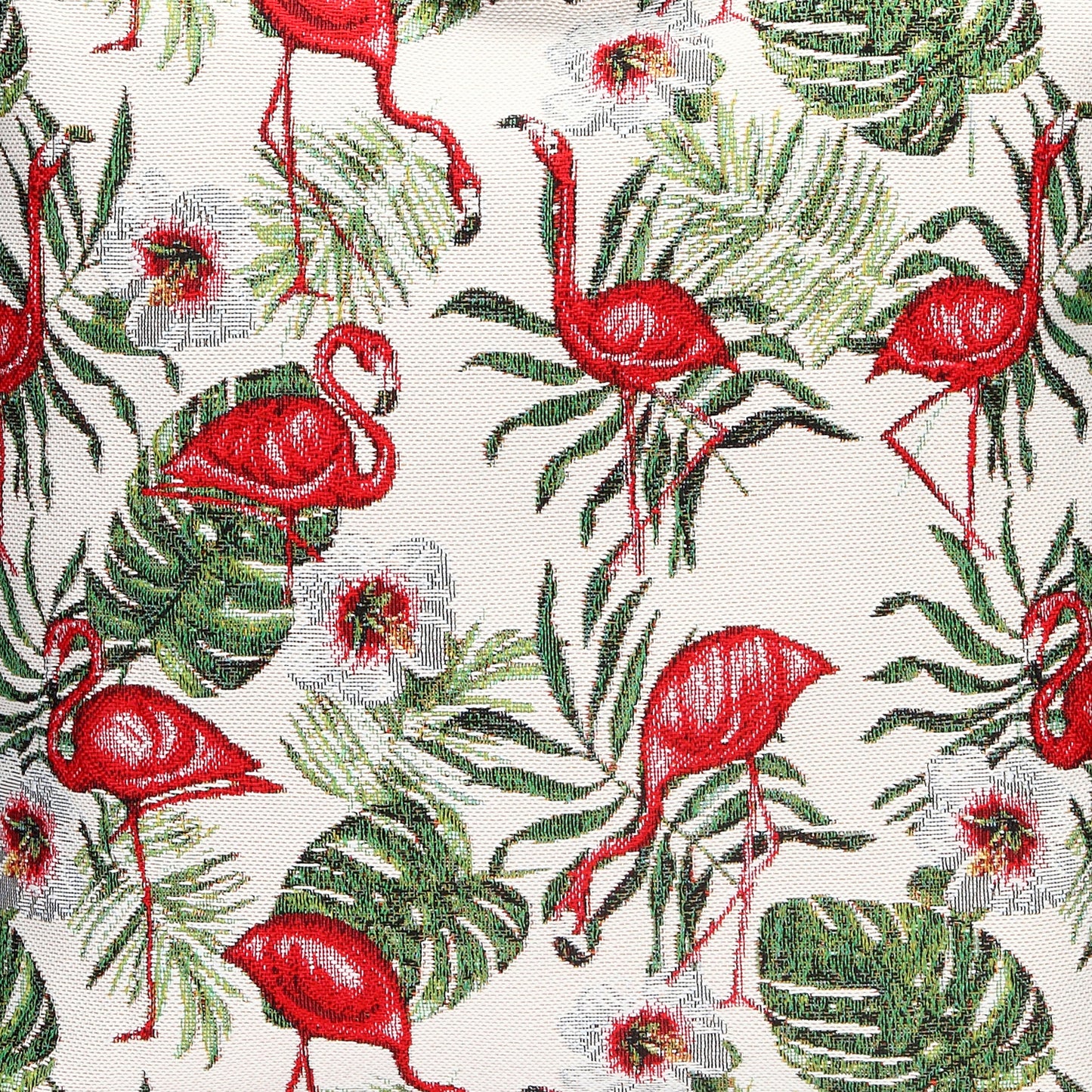 Flamingo Animal Beige and Pink Pillowcase/Cushion Cover 18 x 18 inch